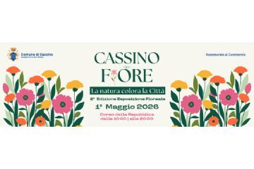 Cassino in fiore, il primo maggio torna l'evento dedicato ai colori della natura